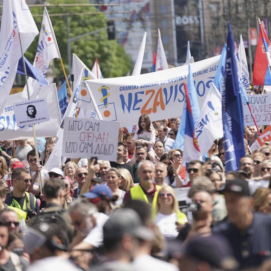 A Serbian court swaps prison for house arrest for 3 out of 6 jailed activists after pressure